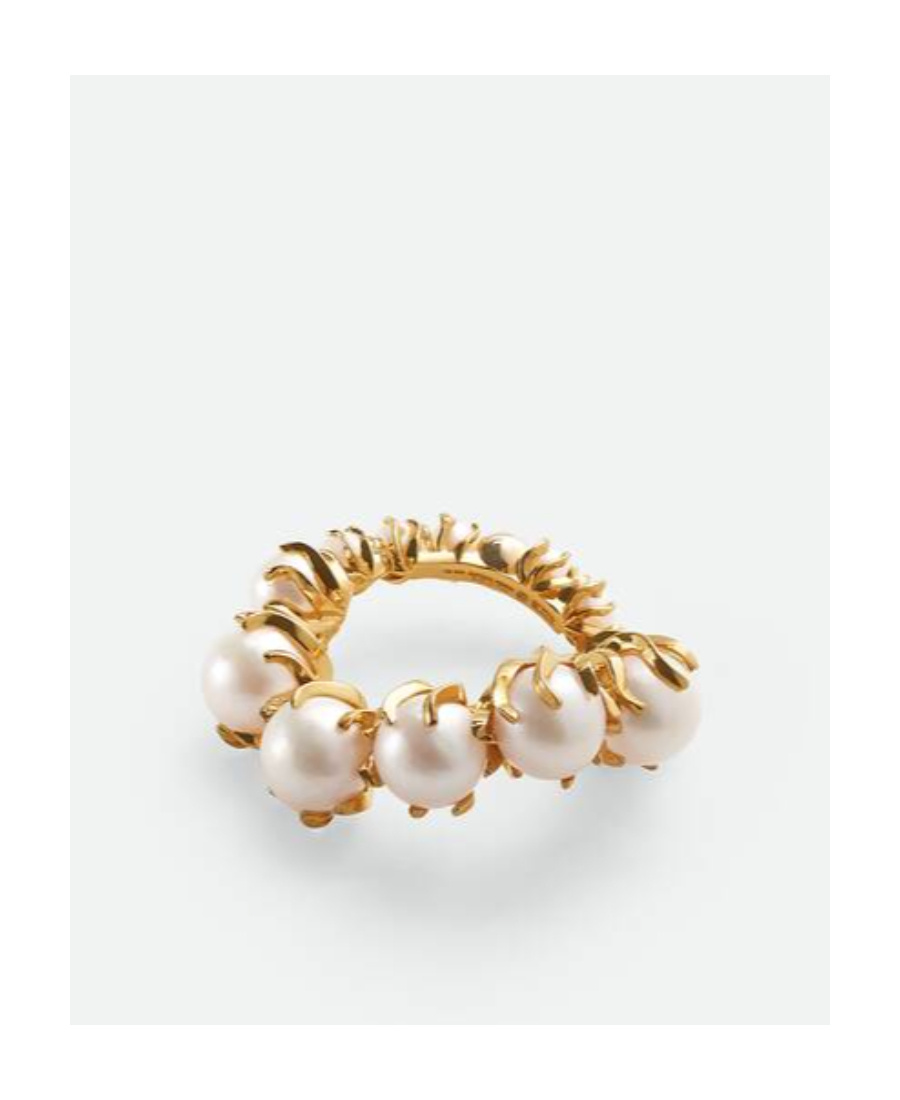 BOTTEGA VENETA LOGO BALL RING 