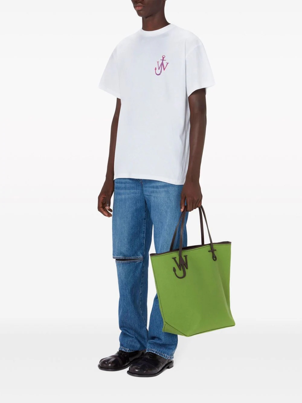 Jw Anderson Naturally Sweet Cotton T-shirt In White