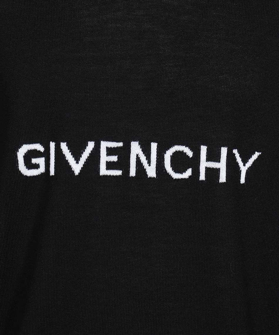Givenchy Archetype Logo Embroidered Sweatshirt In Black