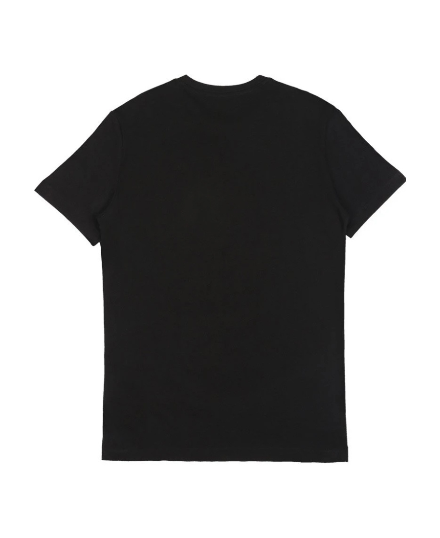 Moschino Logo Details T-shirt In Black