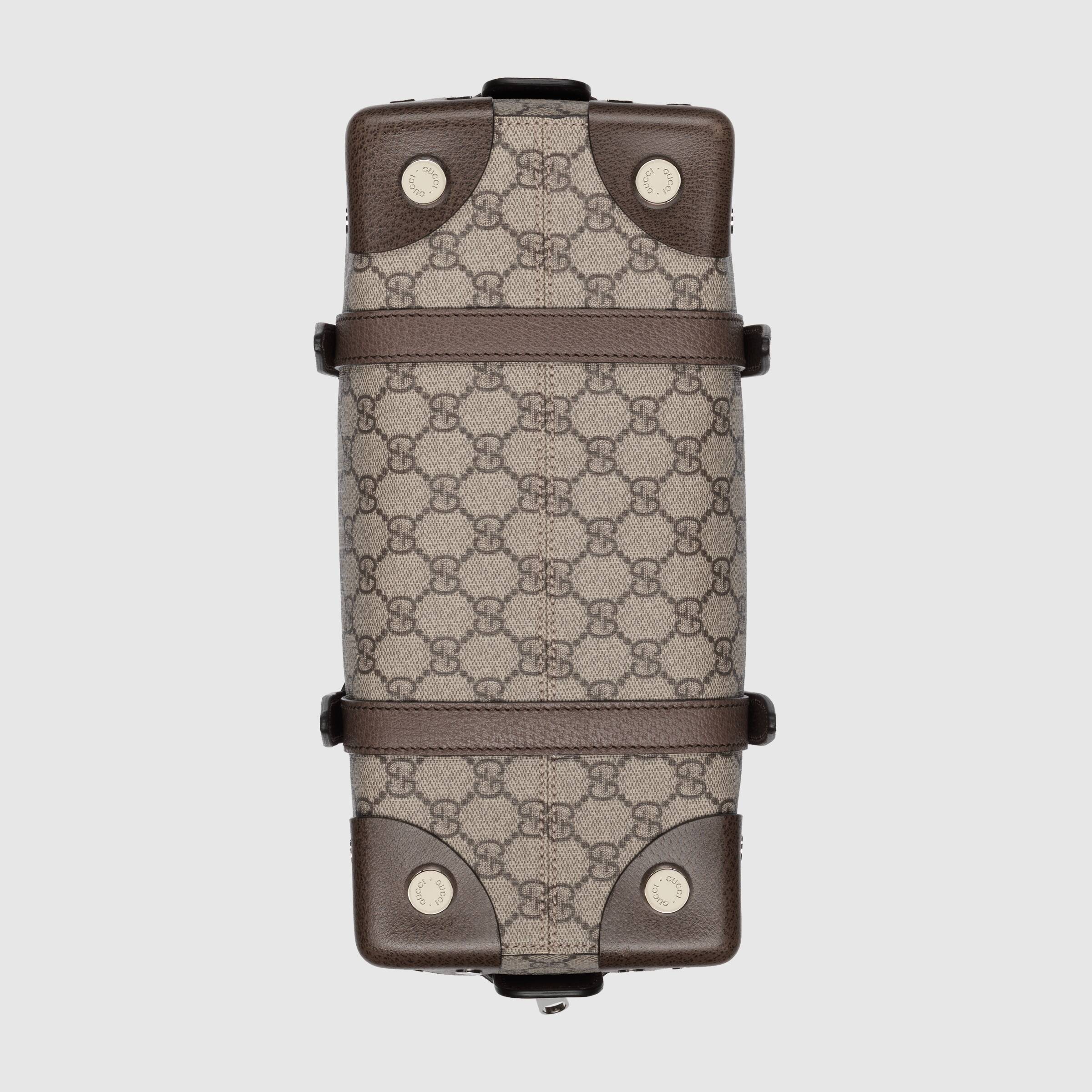 Gucci Gg Supreme Tote Bag In Gray