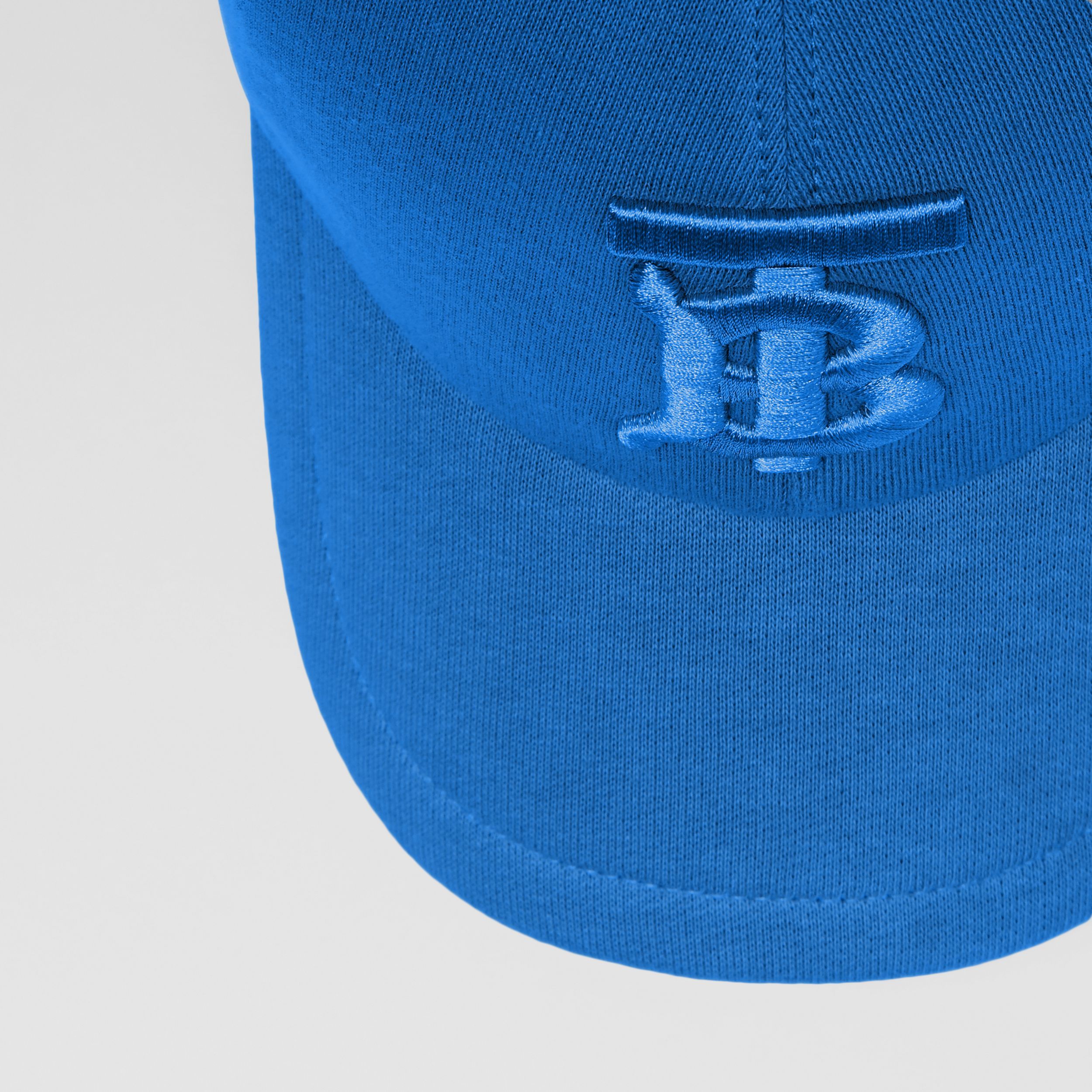Burberry Tb Monogram Baseball Cap In Blue