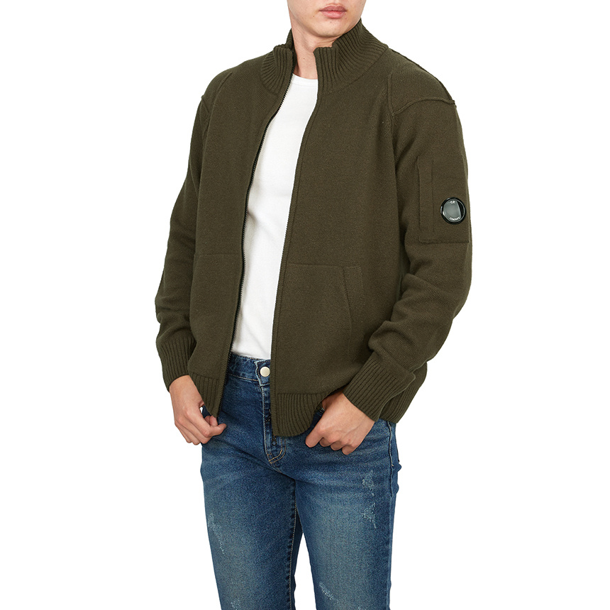 C.p. Company Long-sleeved Sweater In Green