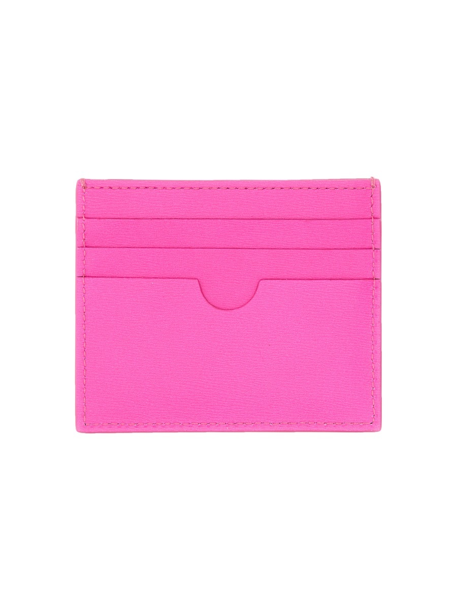 Off-white Jitney Quote Cardholder In Pink