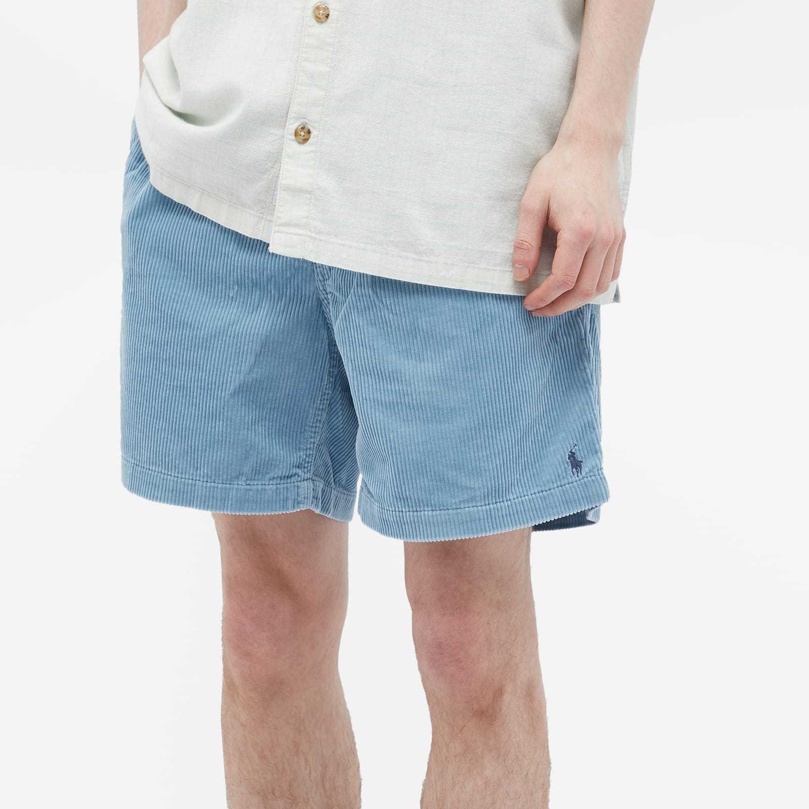 Polo Ralph Lauren Corduroy Drawstring Shorts In White