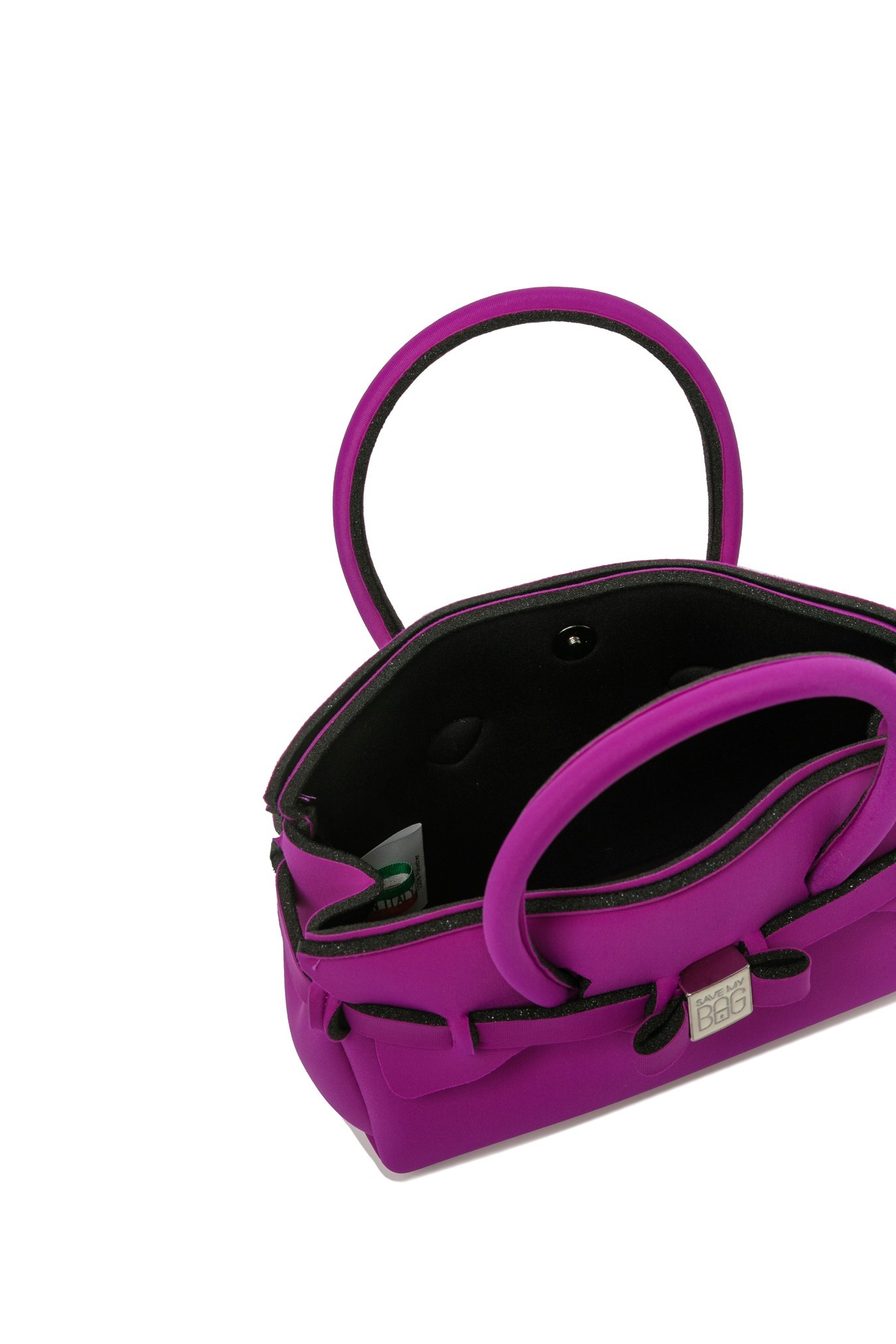 Save My Bag Missy Key-strip Shoulder Bag In Purple