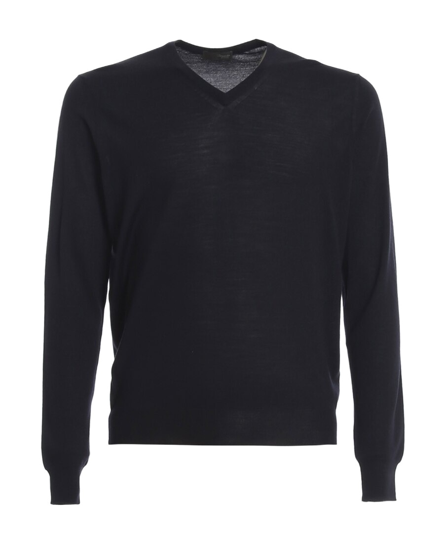 Drumohr Fine Merino Jumper In Black