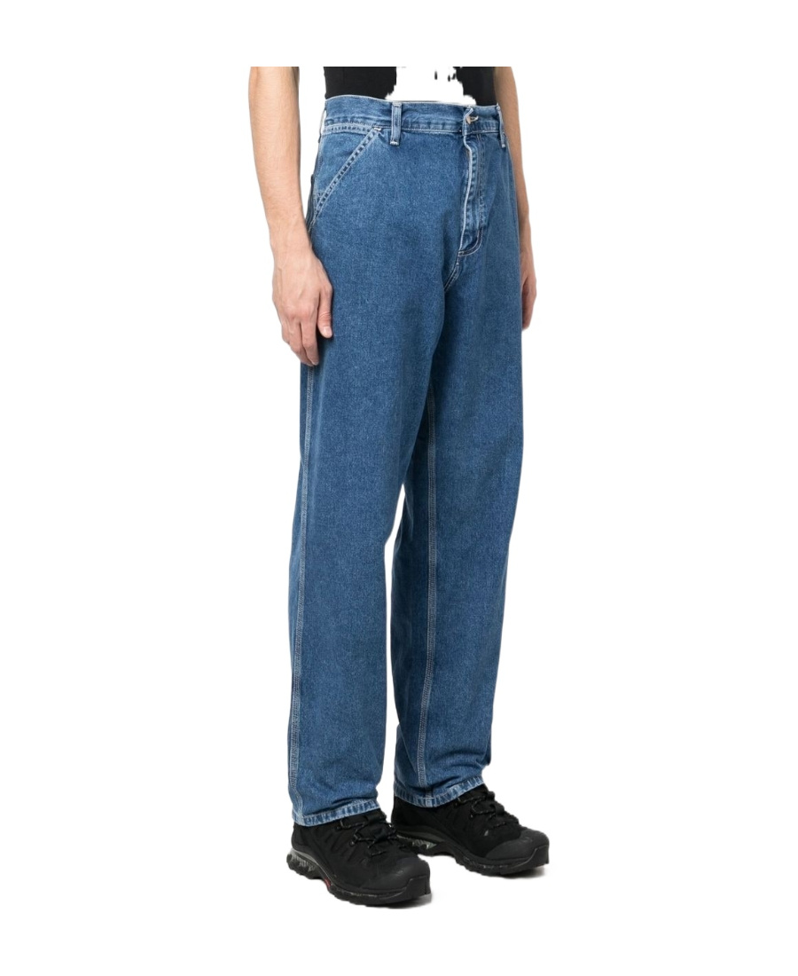 Carhartt High-waist Loose-fit Jeans In Blue