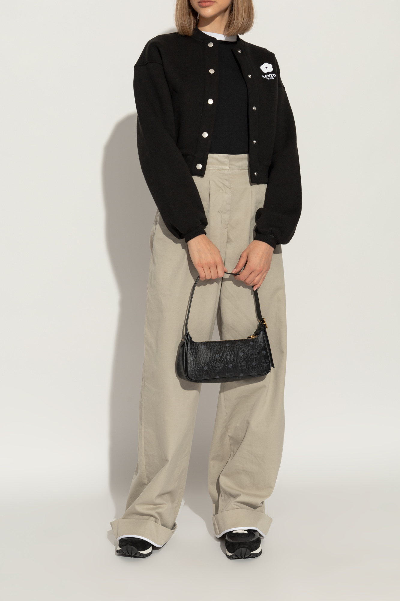 Gianvito Rossi Gravel Panelled Suede Sneakers In Black