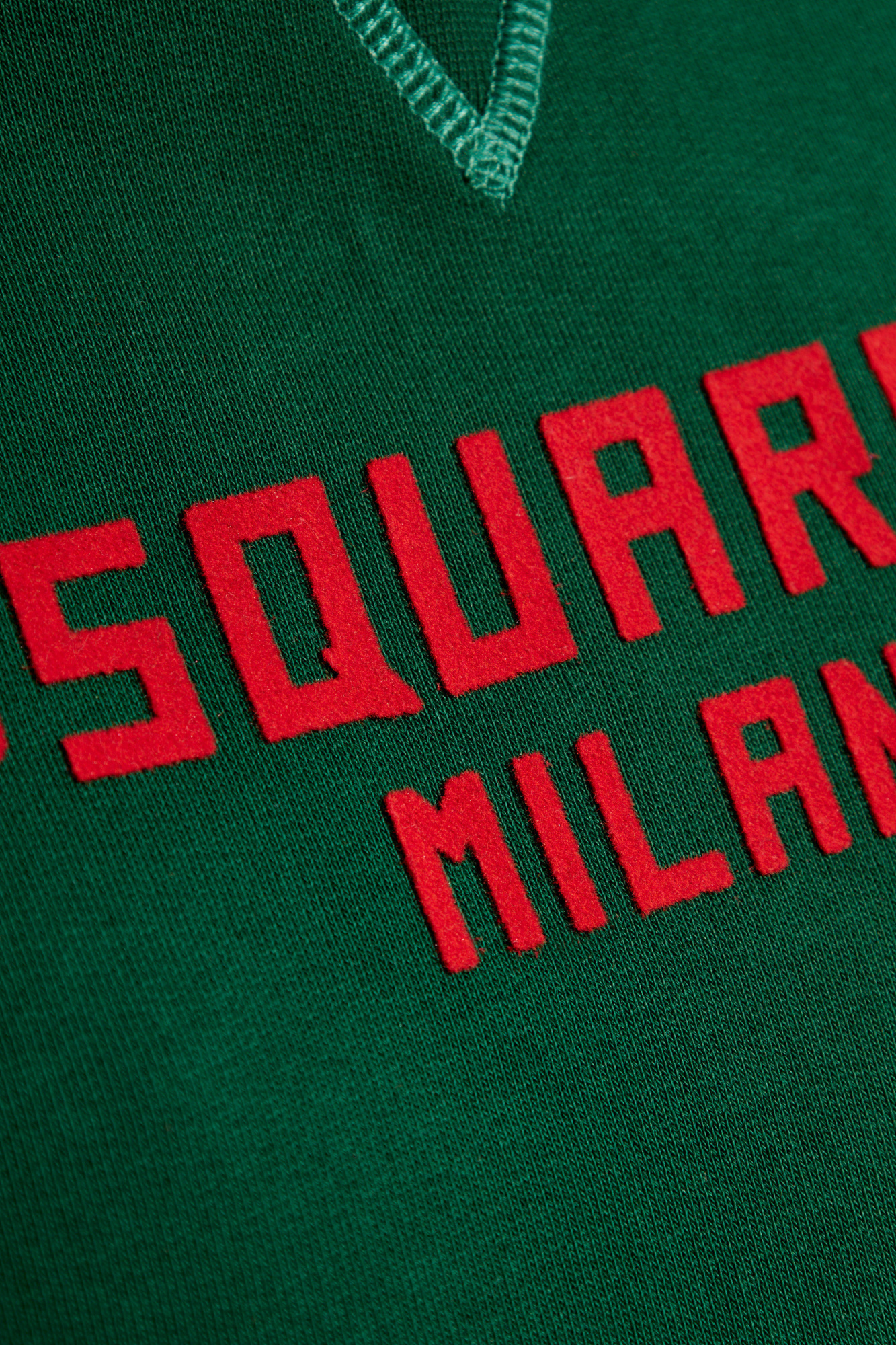 Dsquared2 Printed Hoodie In Green