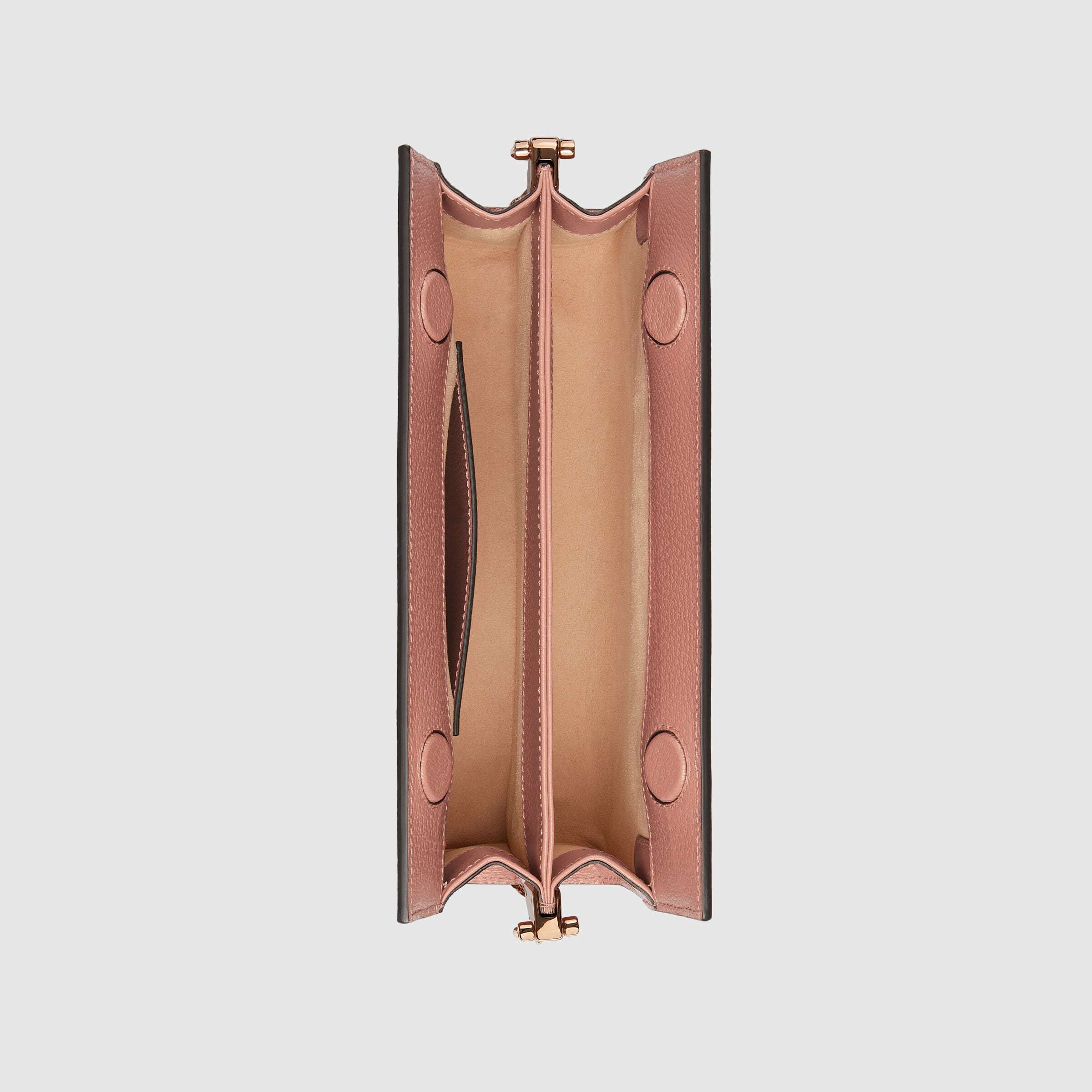 Shop Gucci Ophidia Gg Chain-strap Shoulder Bag In Pink