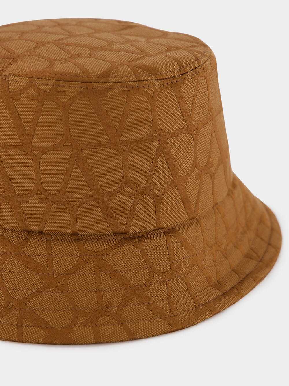 Valentino Vlogo Bucket Hat In Brown