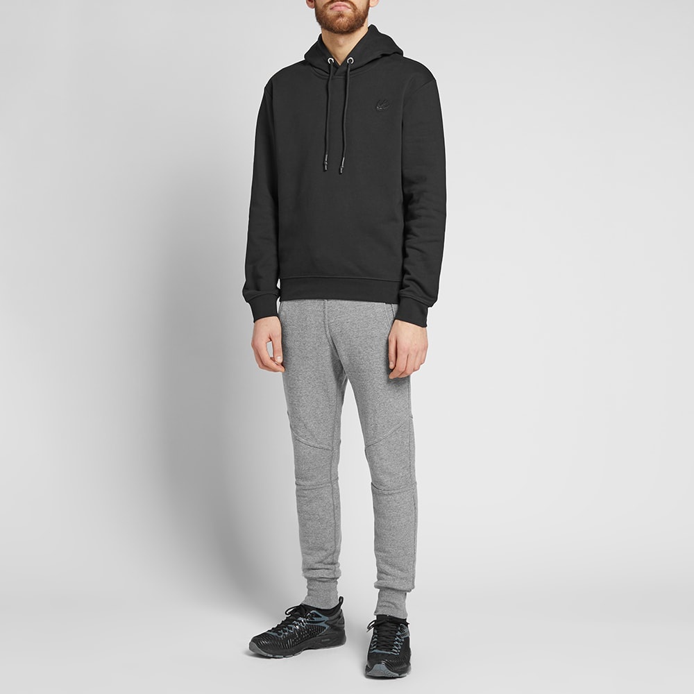 Mcq By Alexander Mcqueen Long-sleeved Hooded Sweater In Black