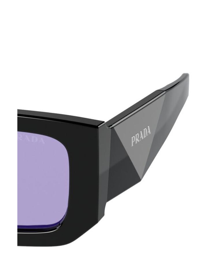 Prada Eyewear Rectangular Frame Sunglasses In Blue