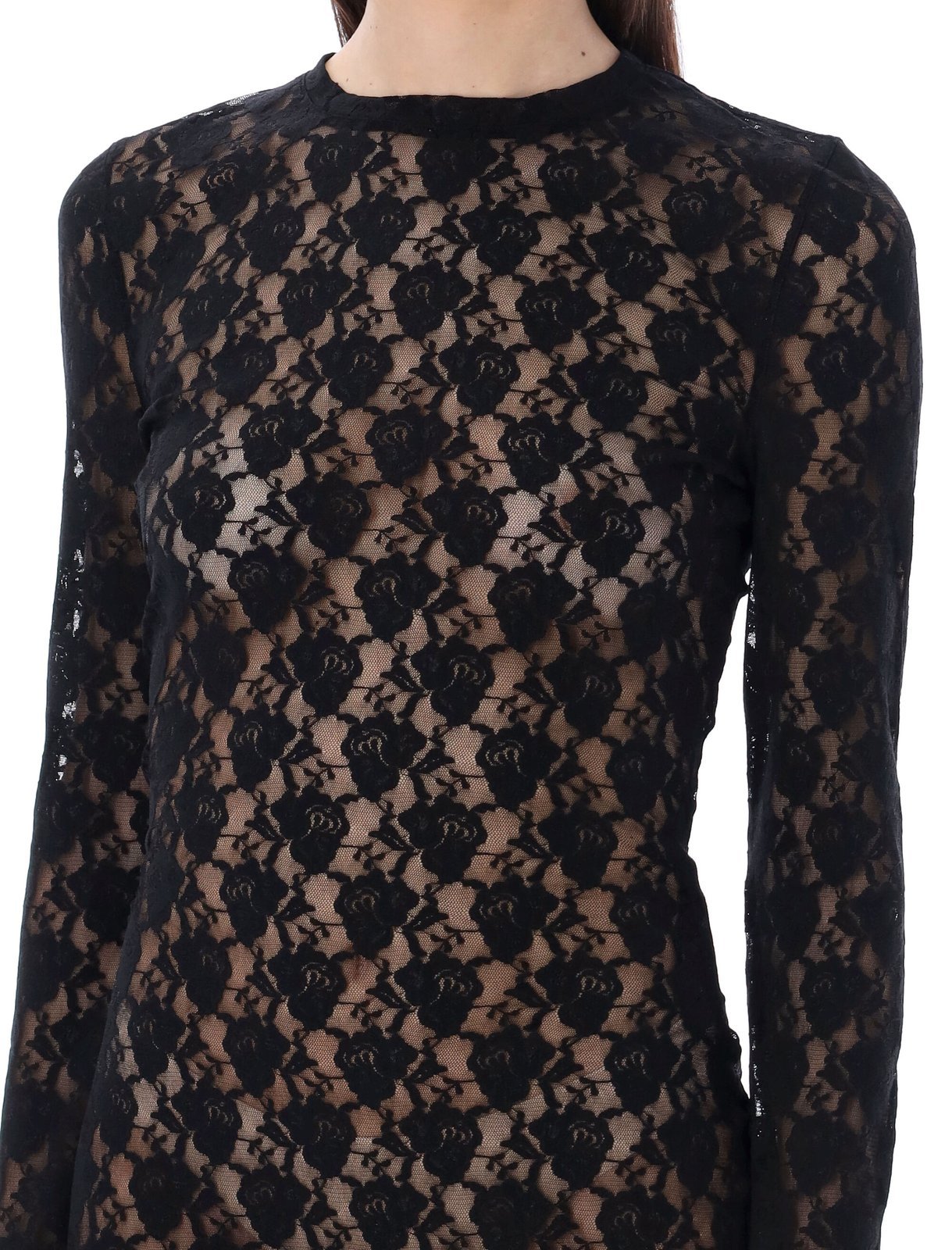 Heron Preston Lace-detail Jumpsuit