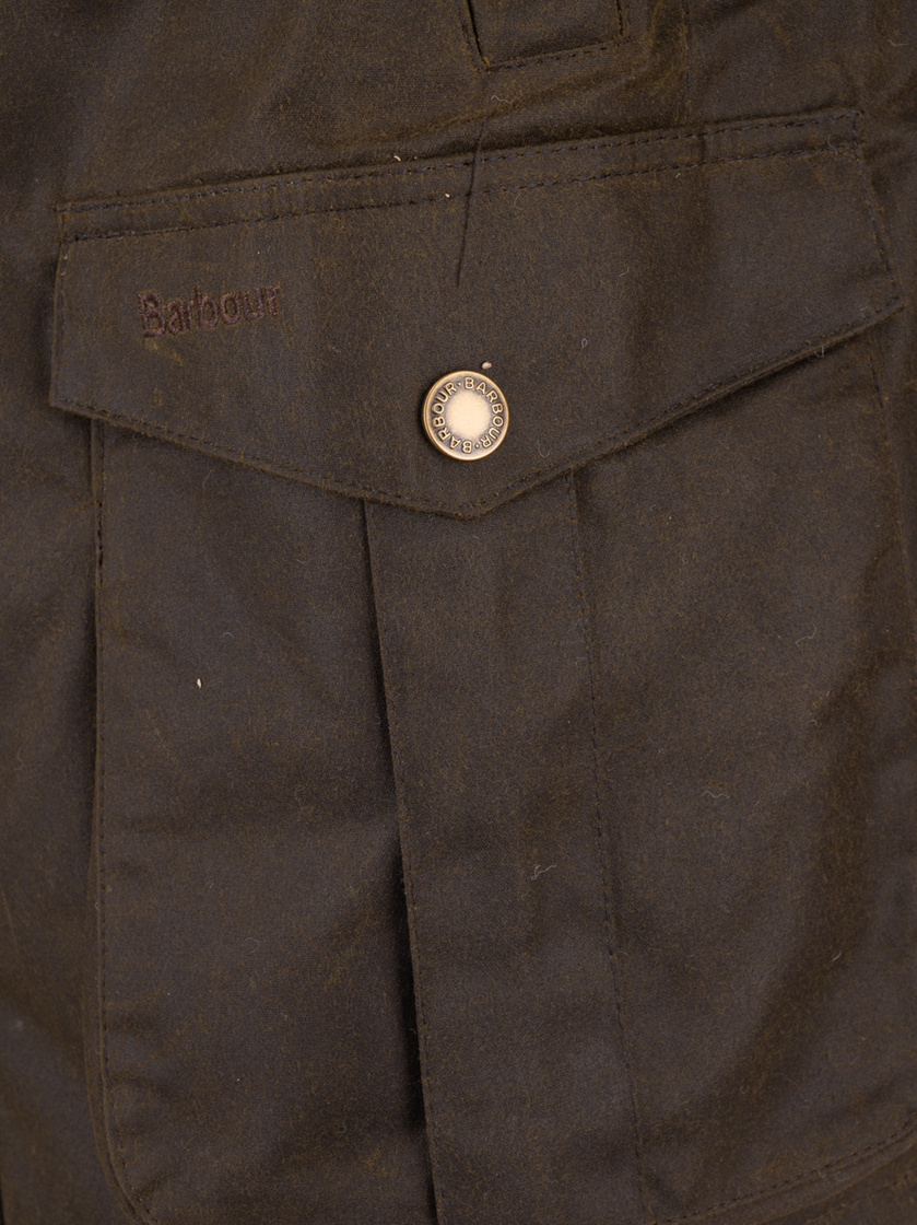 BARBOUR PRESS-STUD COTTON JACKET