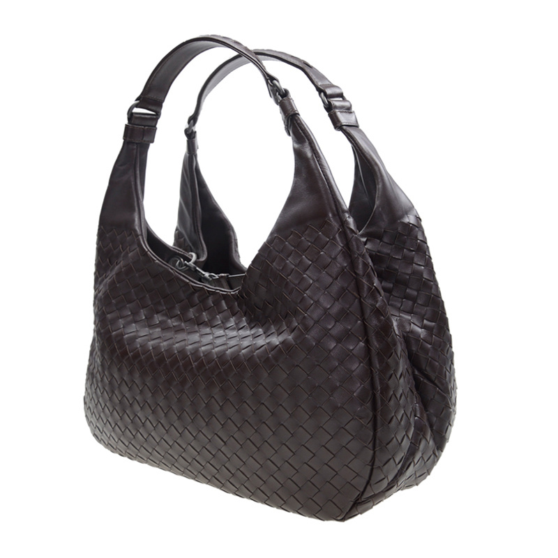 Bottega Veneta Knitted Handbag In Brown