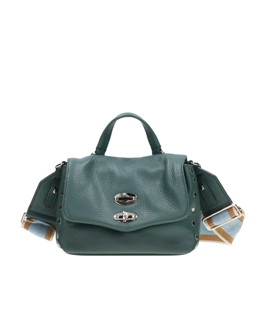 Shop Zanellato Flip Shoulder Bag In Green