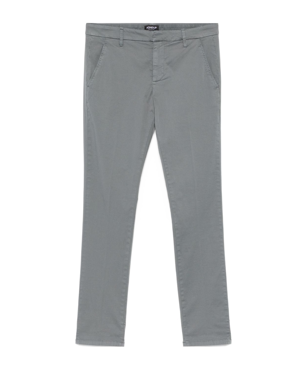 Dondup Grey Gaubert Chinos Pants In Gray