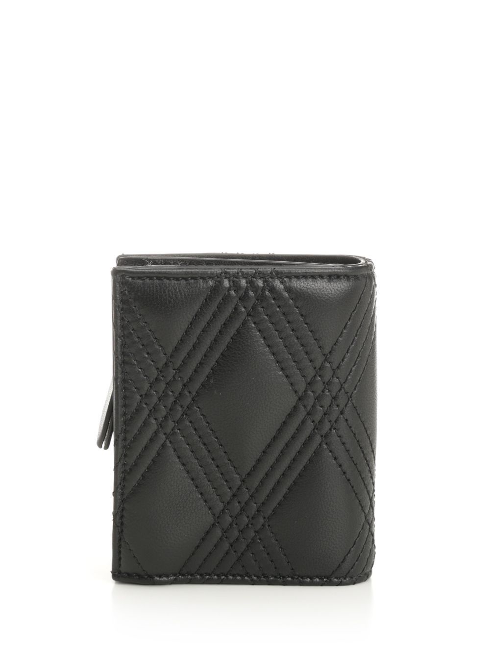 Valentino Quilted 67 Leather Wallet In Black