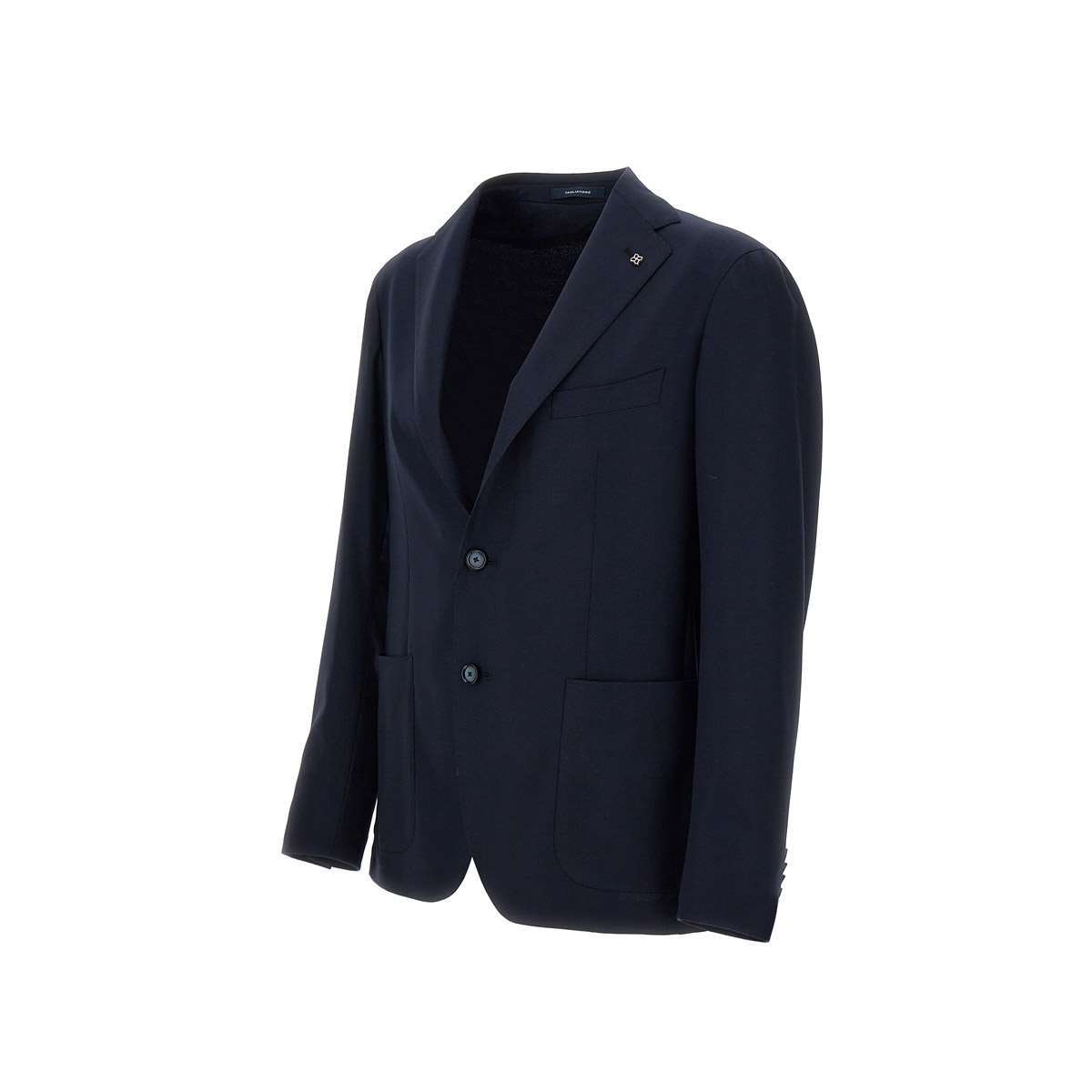 Tagliatore Brooch-detail Single-breasted Blazer In Black