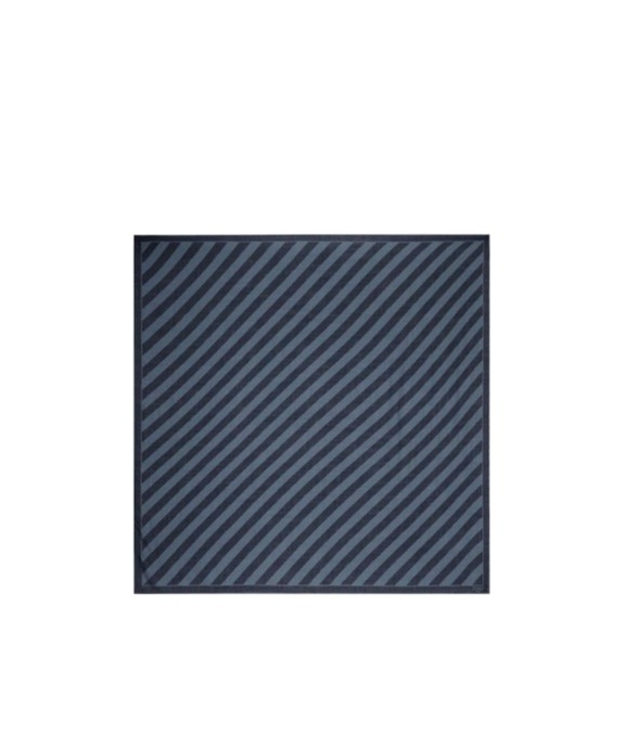 Fendi Finished-edge Striped Scarf In Black