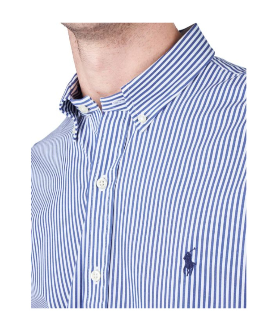 Polo Ralph Lauren Long Sleeve-sport Shirt In Blue