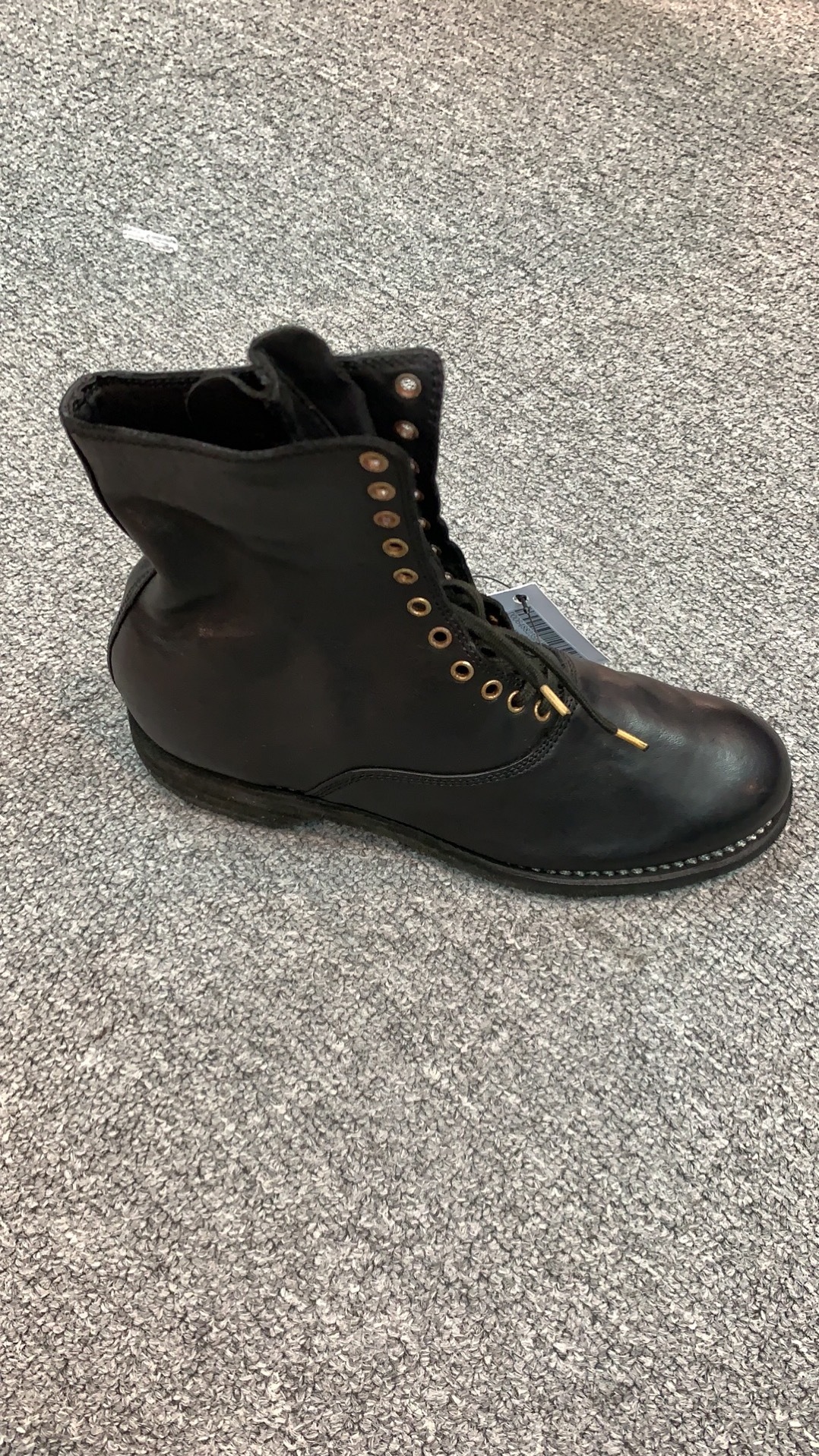 Guidi Lace-up Boots In Black