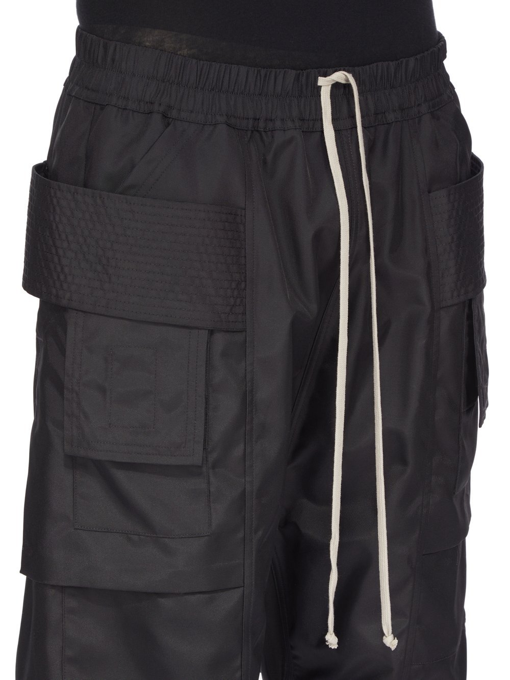 Rick Owens Drkshdw Long Boxers Butt Zip In Black