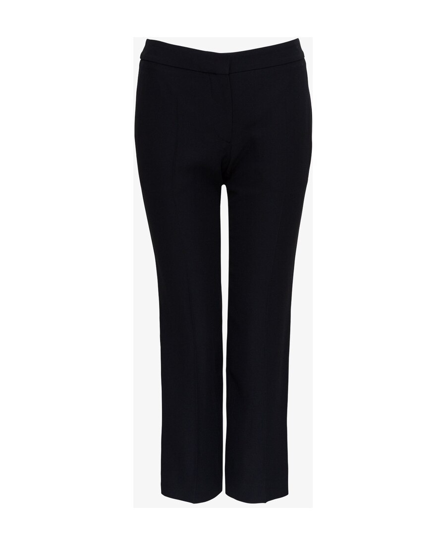 Alexander Mcqueen Cropped Tailored Trousers In Black