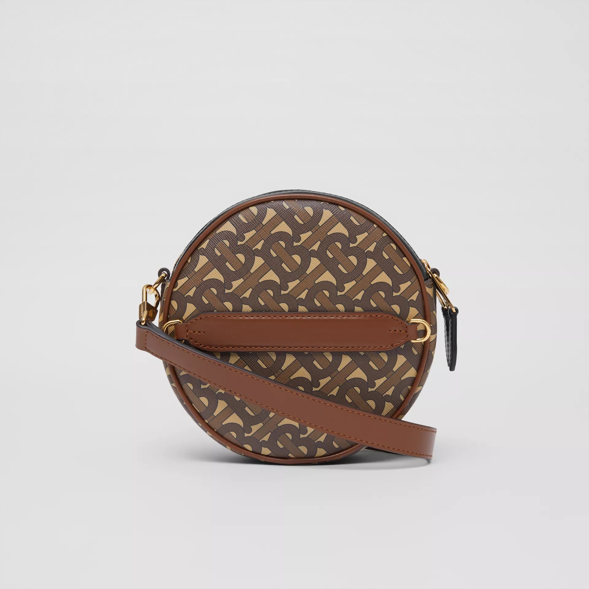 Burberry Monogram-print Louise Bag In Brown