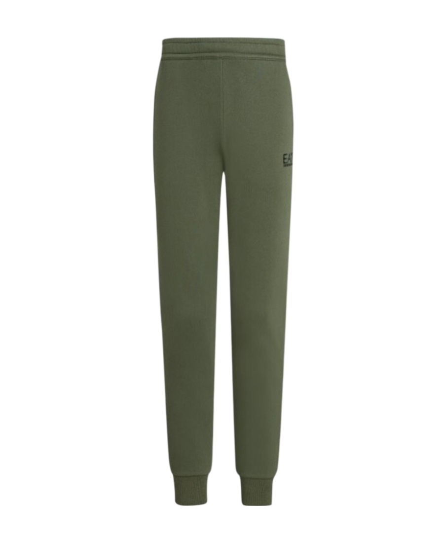 Ea7 Foot-bound Sweatpants In Green