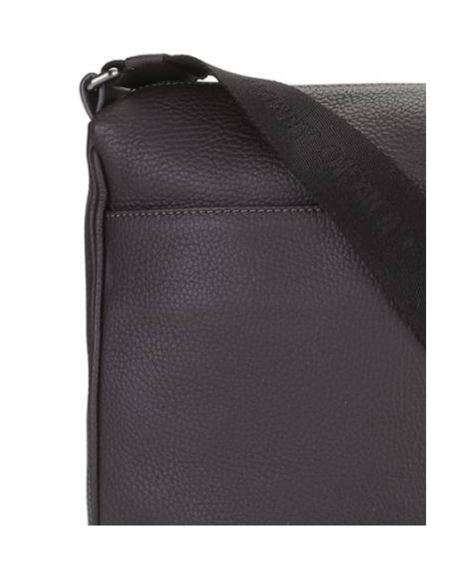 Giorgio Armani Logo Details Cross-body Bag In Black