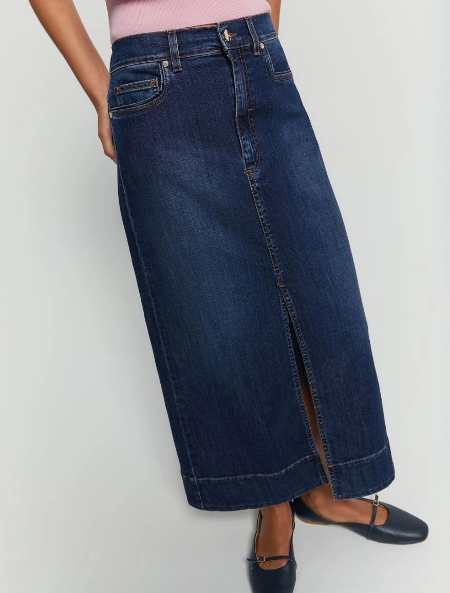 Iblues Denim Skirt In Blue