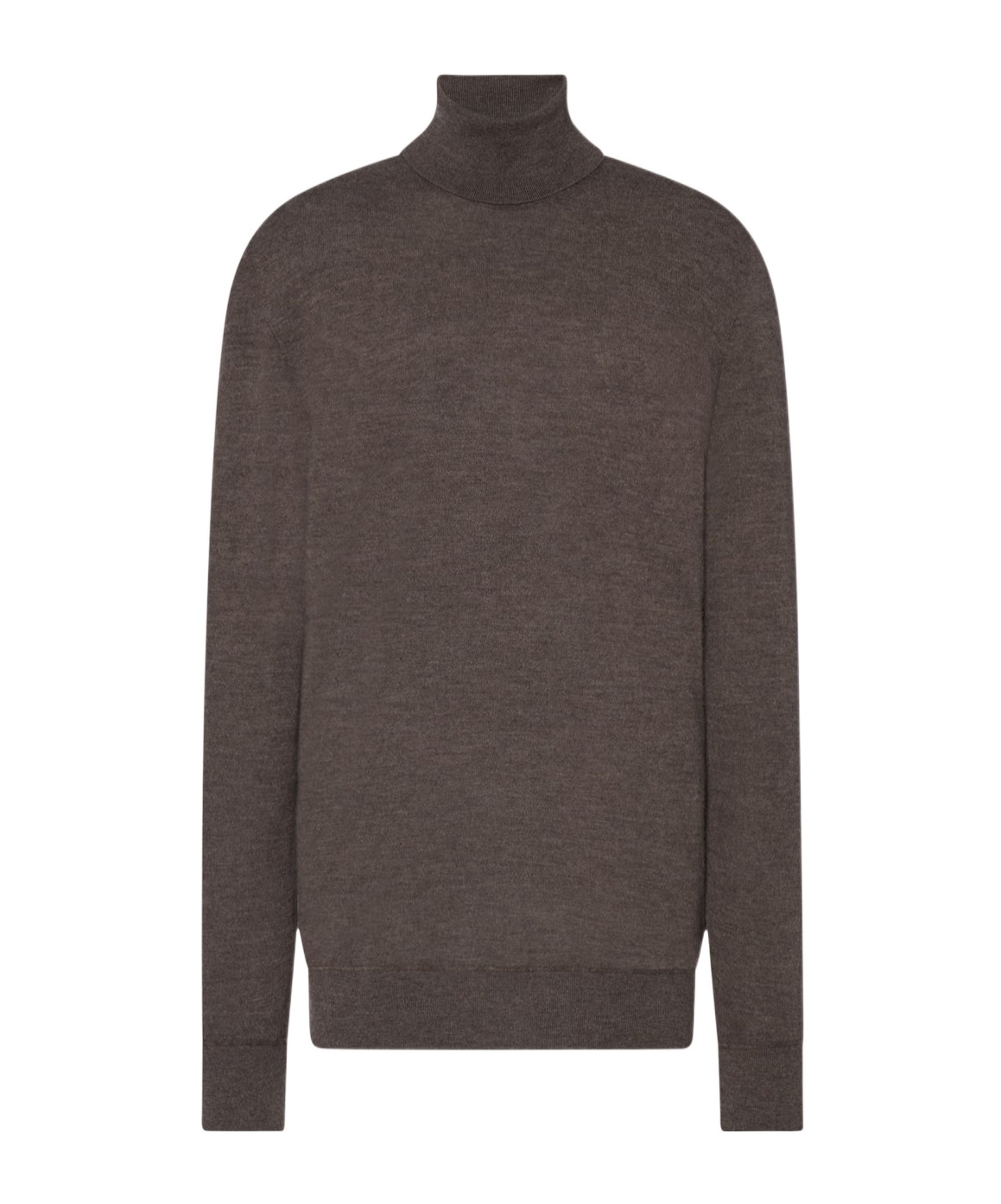The Row Lizzy Cashmere Turtleneck Sweater In Brown