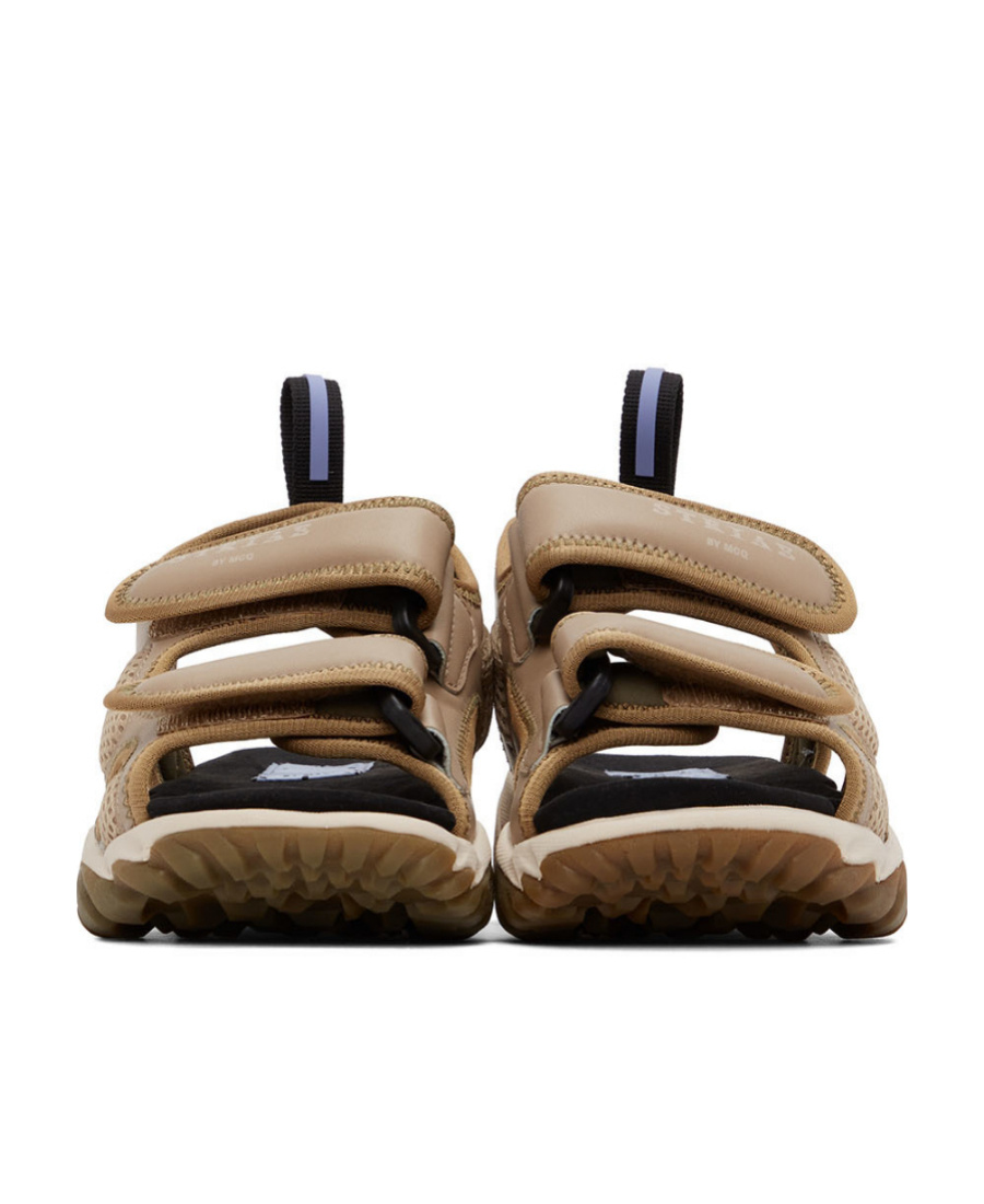 Mcq By Alexander Mcqueen Logo And Buckle Sandals In Nude