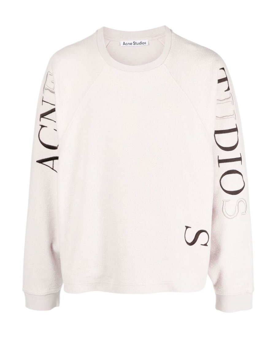 ACNE STUDIOS ACNE STUDIOS LOGO EMBROIDERED CREWNECK SWEATSHIRT