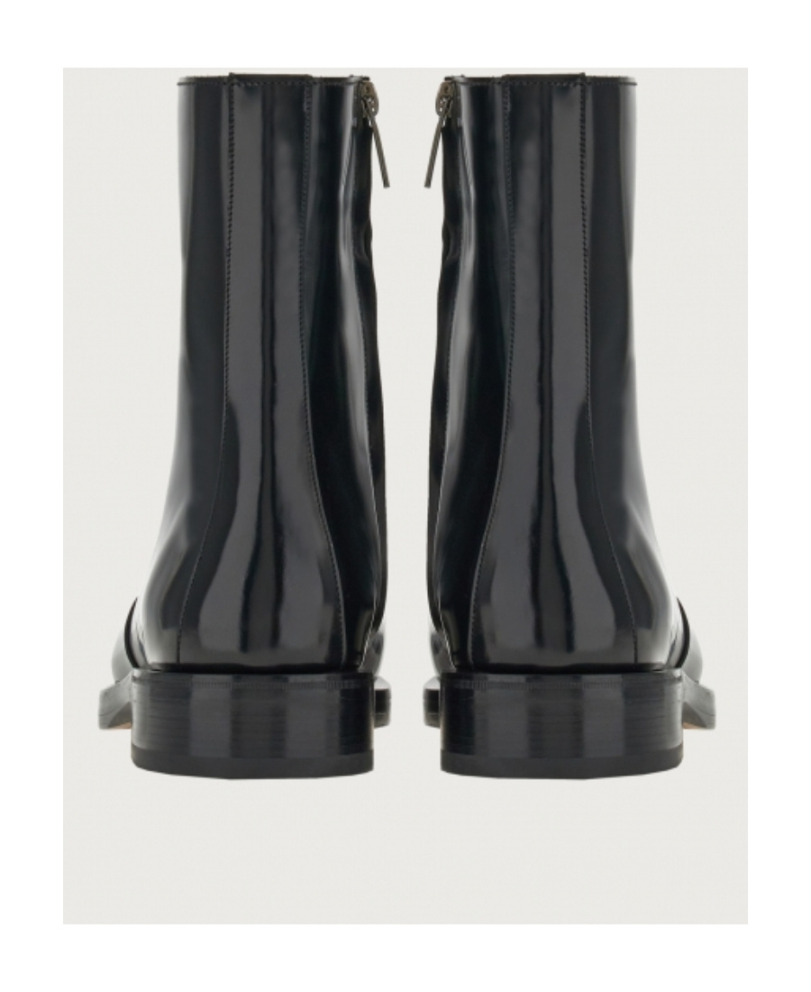 Ferragamo Salvatore  Side-zip Ankle Boots In Black