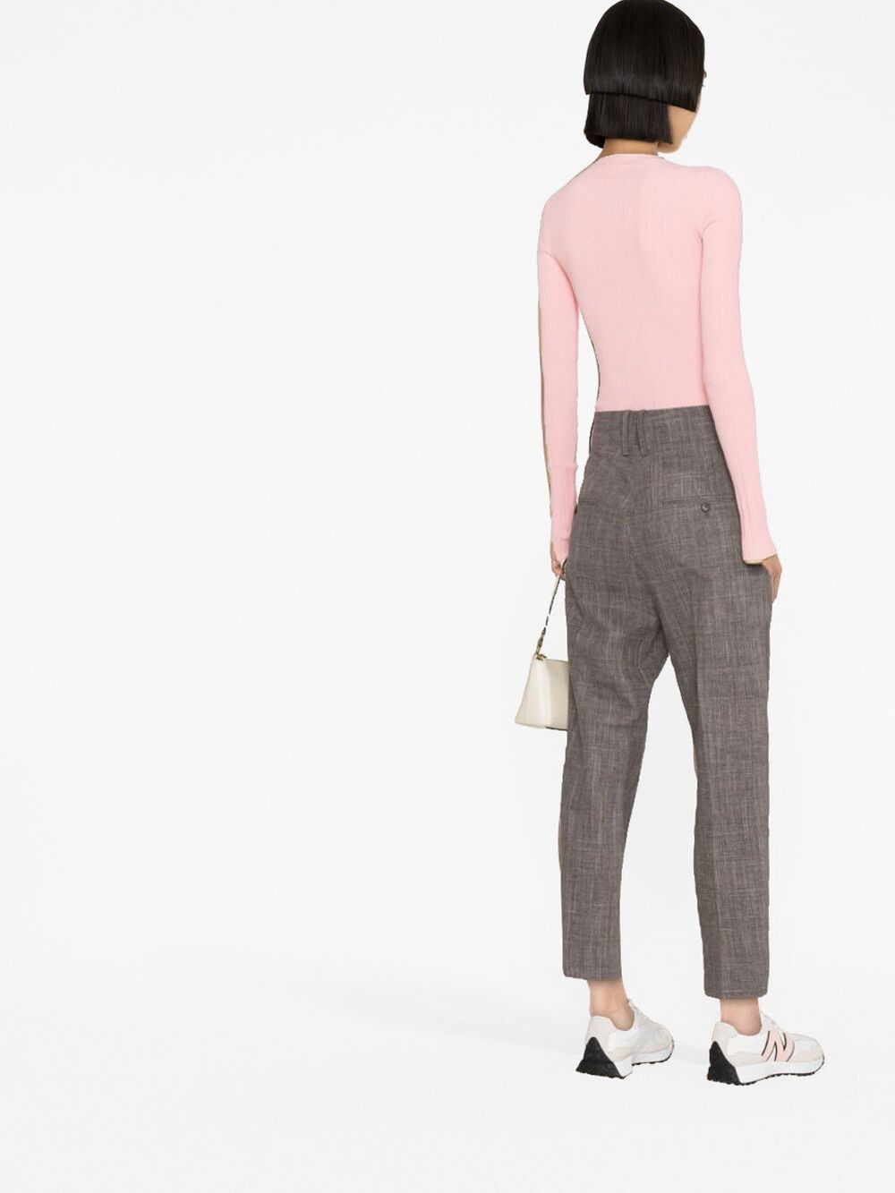 Isabel Marant Étoile Checked Tapered Trousers In Gray
