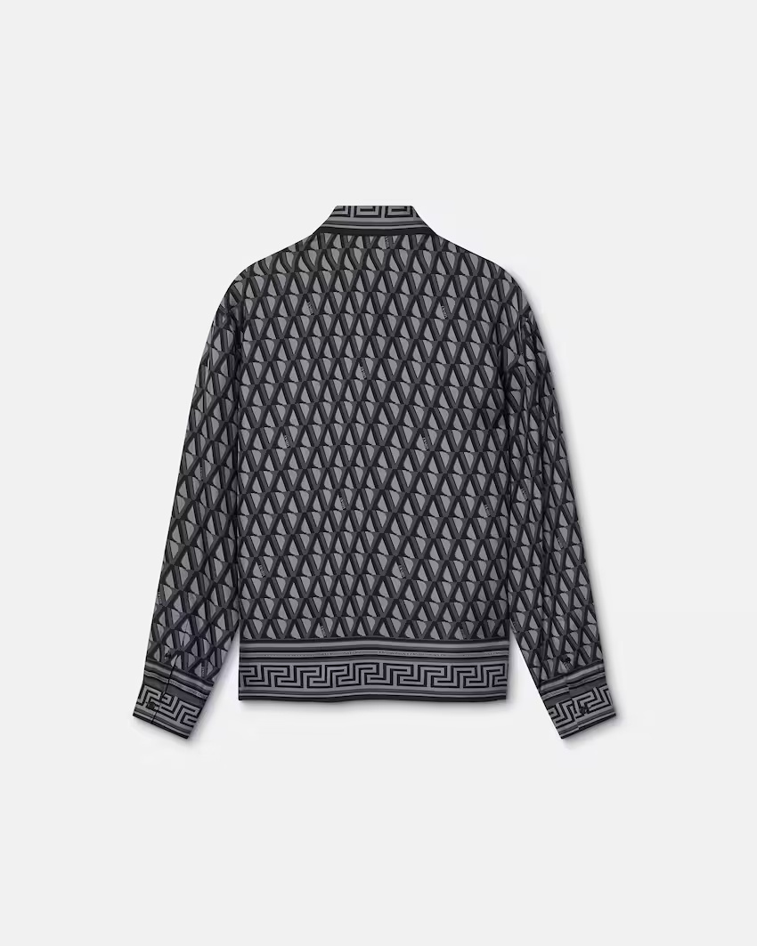 Versace Pattern-printed Long-sleeved Shirt In Multi