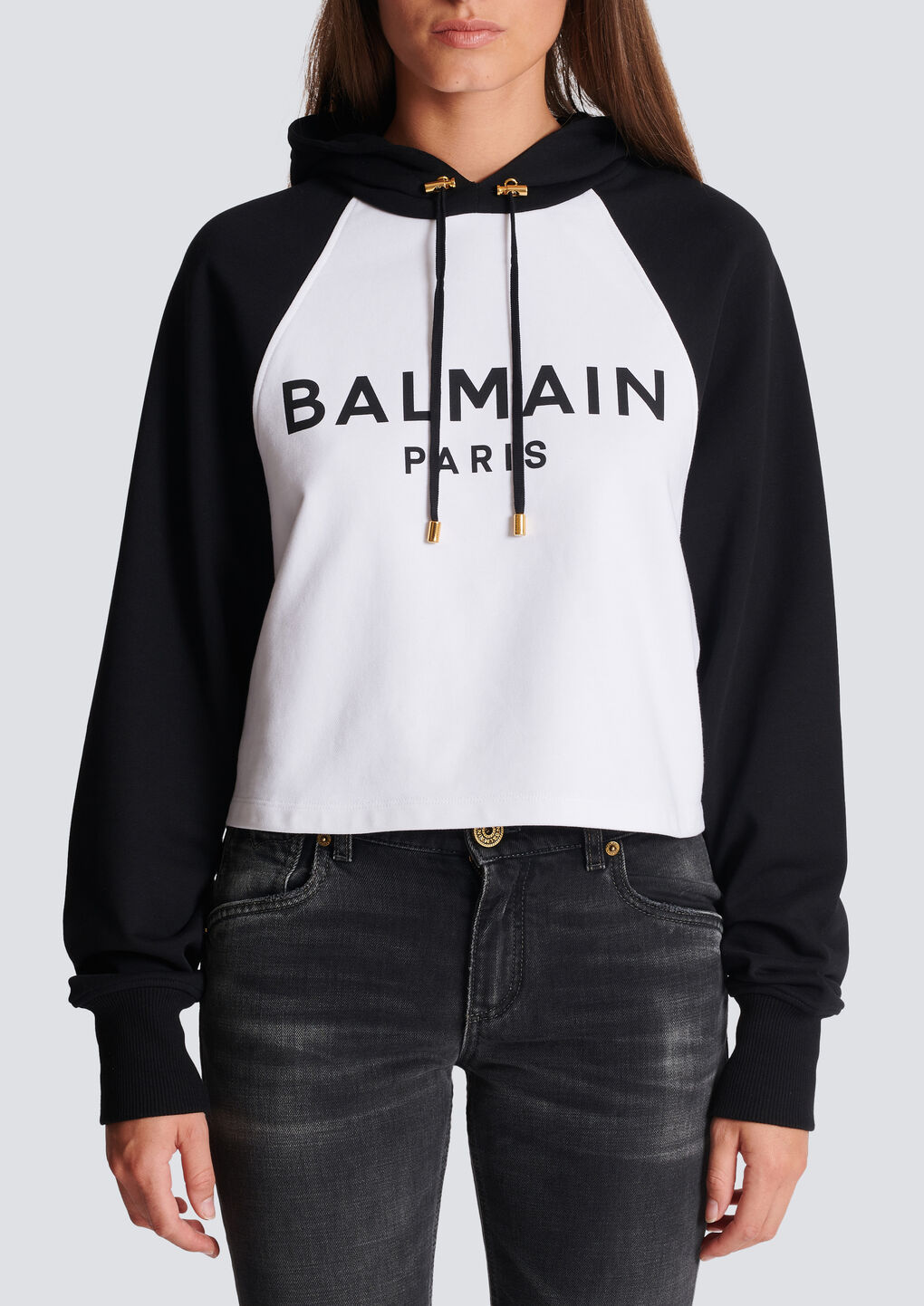 Balmain Sweatshirt Damen Farbe Weiss In White