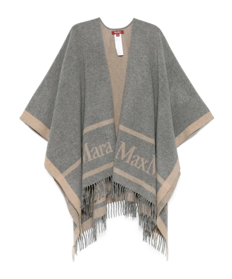 Max Mara Studio Capes In Gray