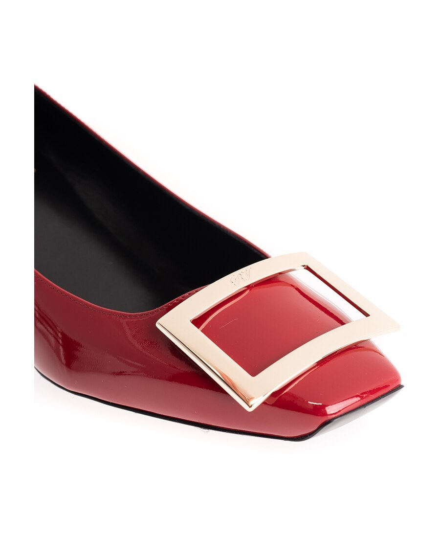 Shop Roger Vivier Trompette Buckle Pumps In Red