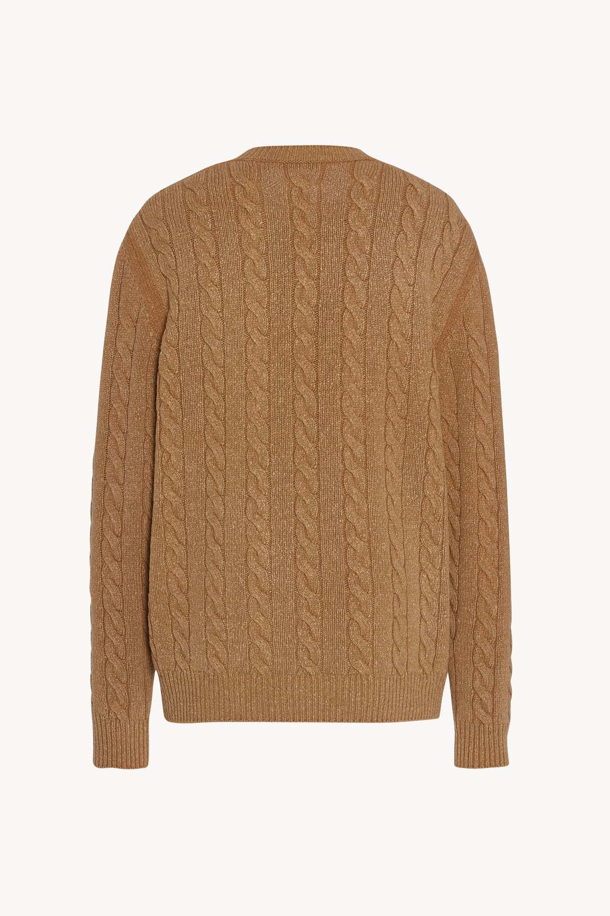 The Row Long-sleeved Cardigan In Brown