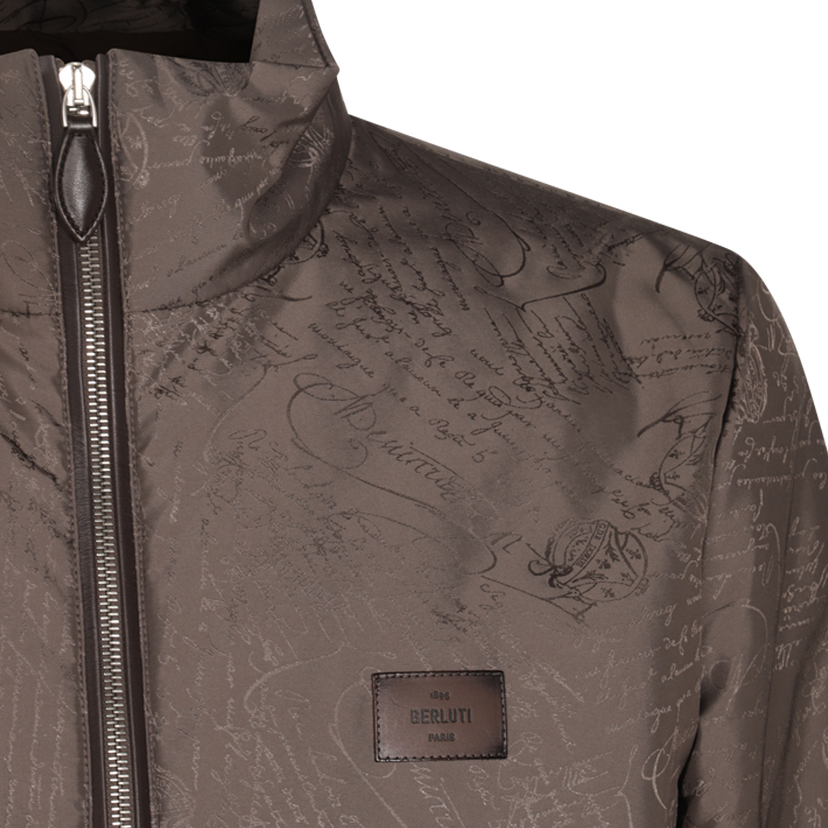 Berluti Dark Grey Casual Jacket In Black