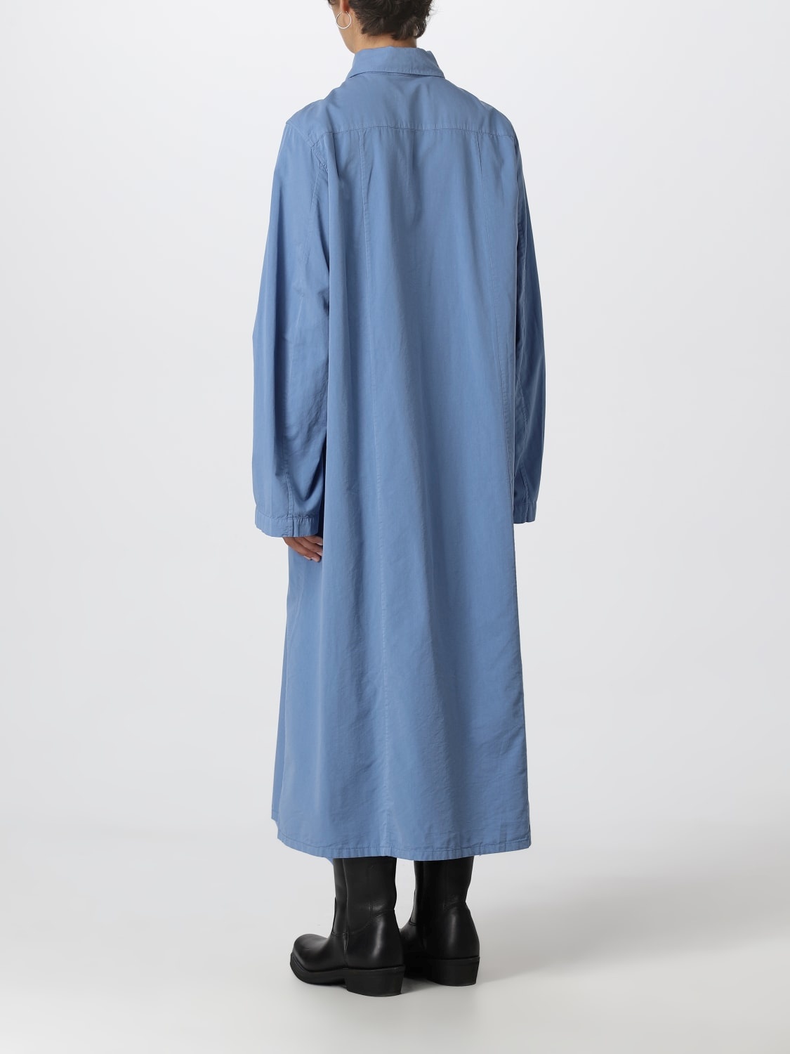 Our Legacy Machine Longline Shirt Dress In Blue