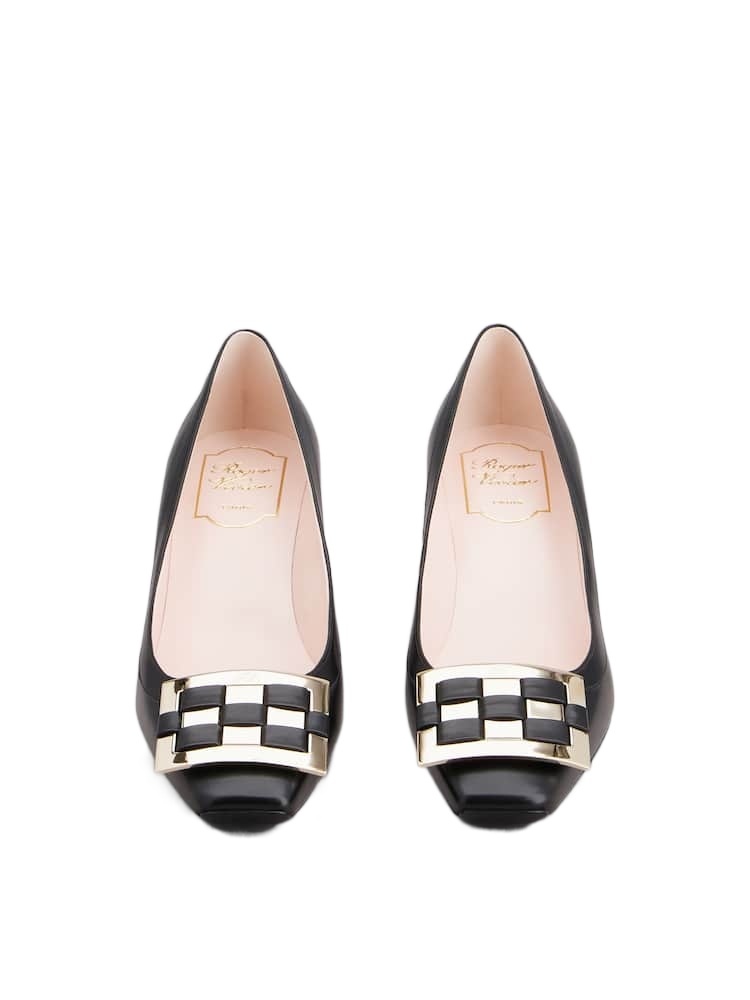 ROGER VIVIER TROMPETTE PUMPS IN LEATHER 