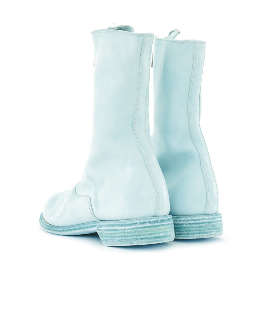 Guidi Stivali Con Zip Frontale In Blue