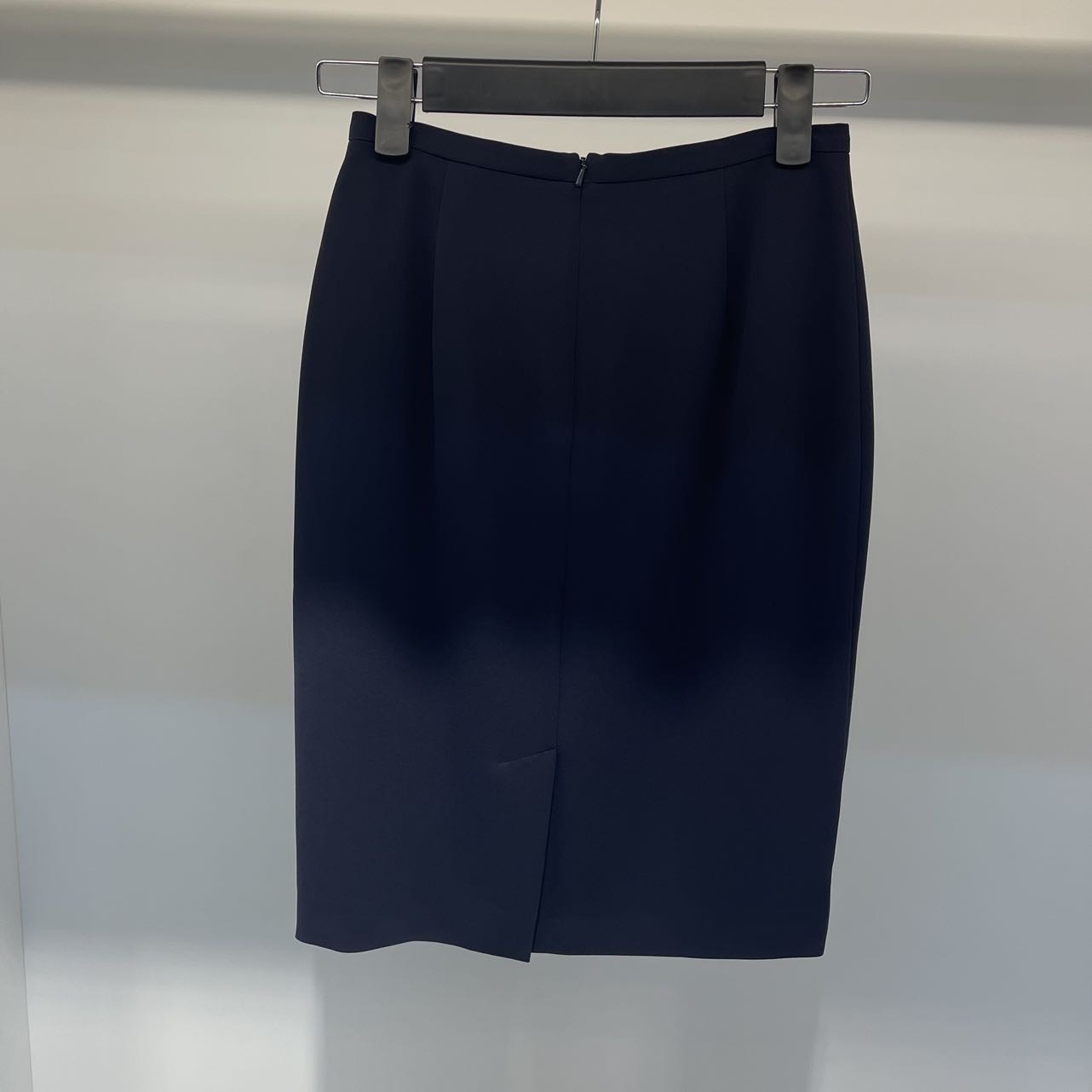 Max Mara Zippered Skirt In Black