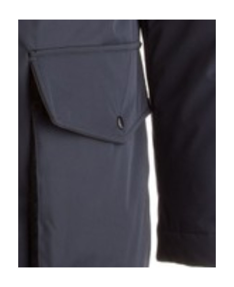 Paul & Shark Navy Blue Collar Cotton Suit In Black